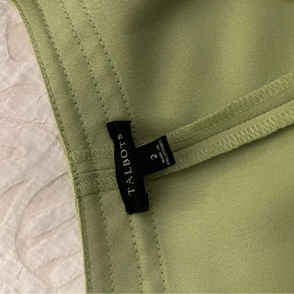 Women's V-Neck Belted Dress - Picture 5 of 6